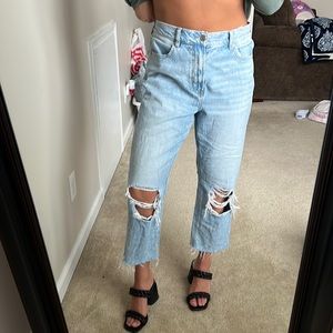 Raw gem boyfriend jeans